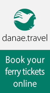 Danae Travel ferries online booking ad banner