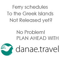 Greek ferry schedules not released yet? Plan ahead with danae.travel
