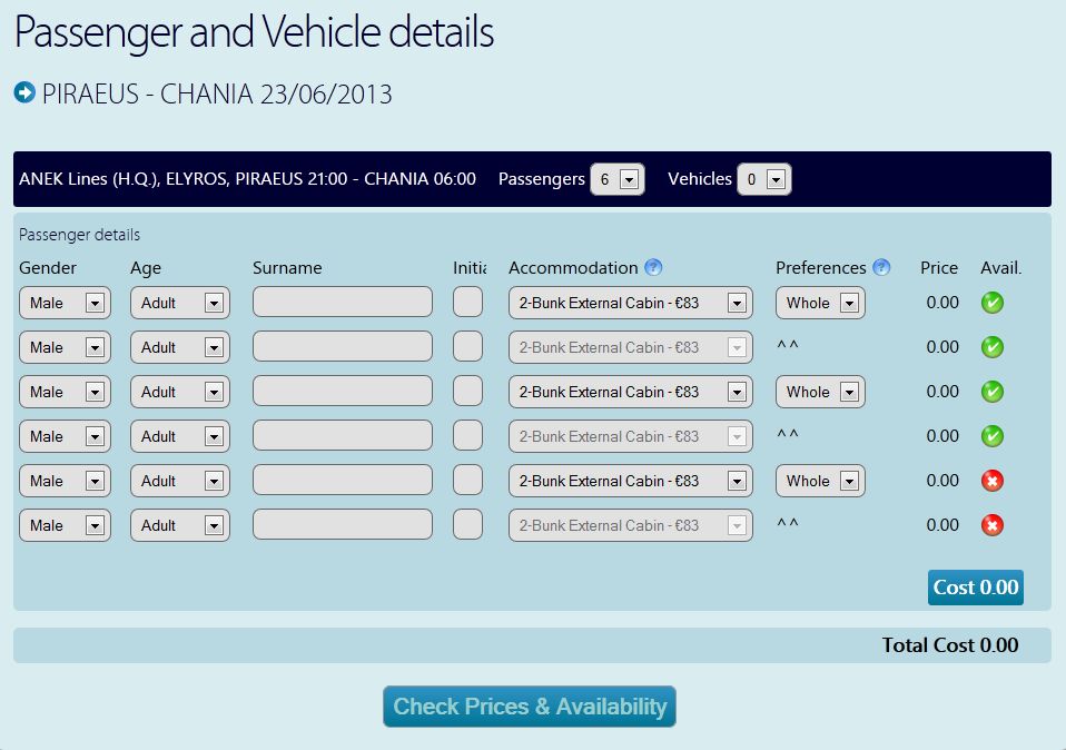 Additional availability checks make ferry bookings easier